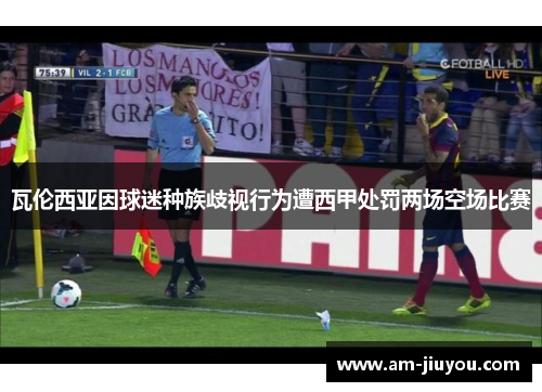 瓦伦西亚因球迷种族歧视行为遭西甲处罚两场空场比赛