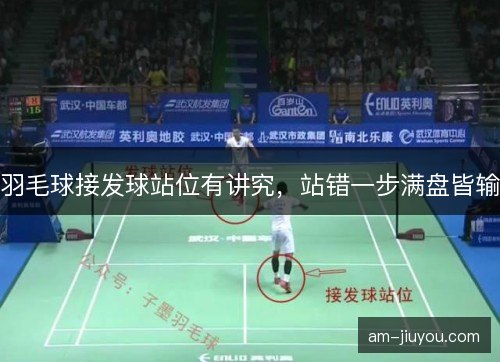 羽毛球接发球站位有讲究，站错一步满盘皆输